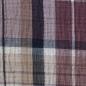Preview: Musselin Double Gauze Karomuster violett beige